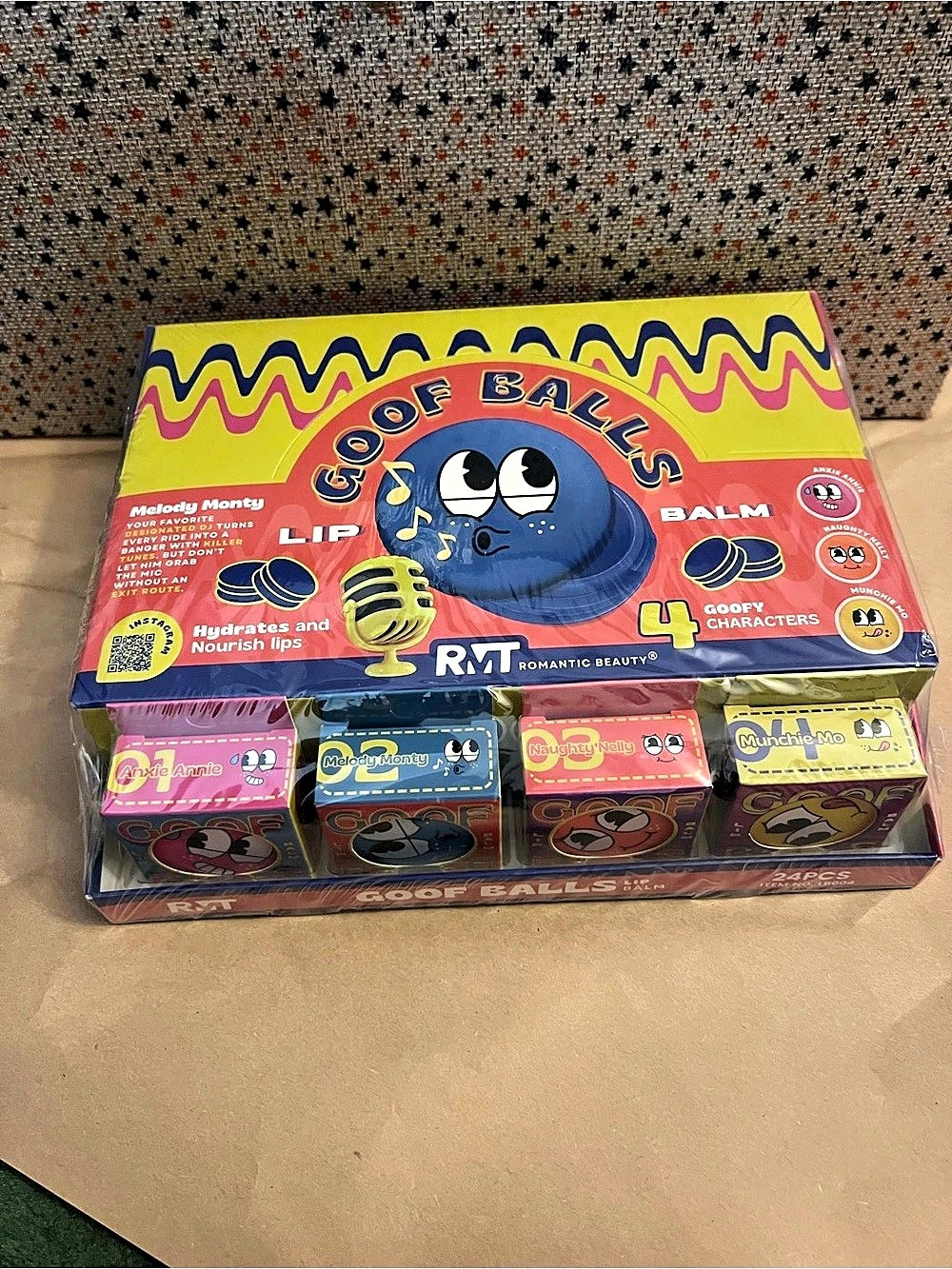 Riot Beauty Goof balls lip balm- 24 piece!!!
